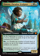 Zimone, Paradox Sculptor (Extended Art) [Foundations] Foil