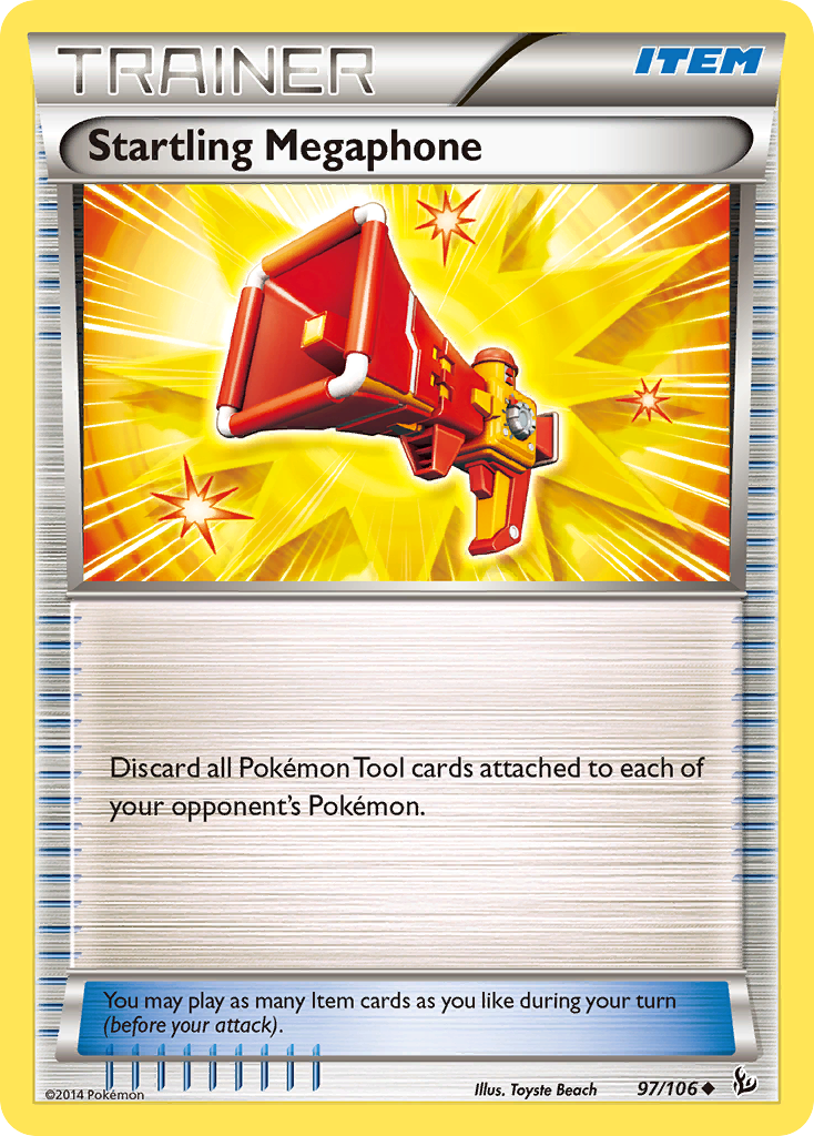 Startling Megaphone (97/106) [XY: Flashfire] Reverse Holofoil