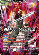 Trunks // SSG Trunks, Crimson Warrior (BT16-097) [Realm of the Gods] Parallel Foil