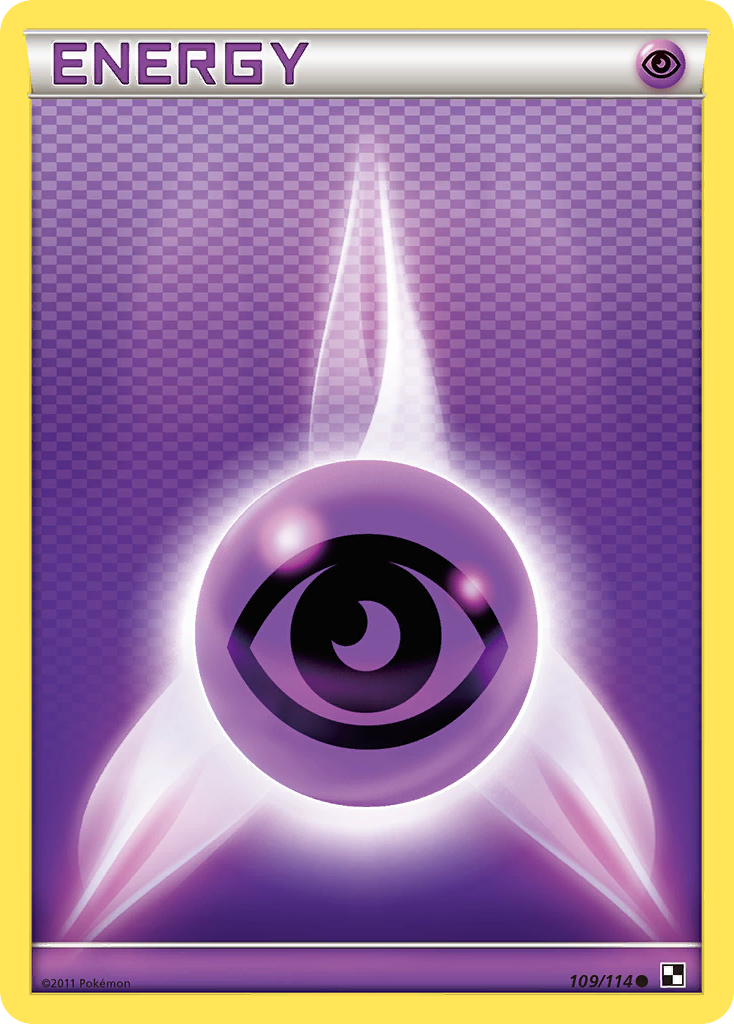 Psychic Energy (109/114) [Black & White: Base Set] Reverse Holofoil