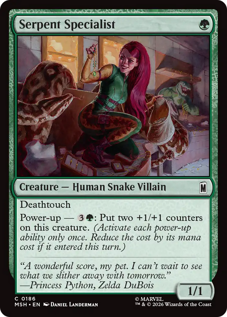 Serpent Specialist [Marvel Super Heroes] Foil