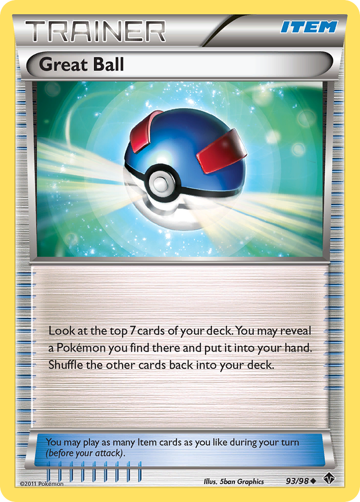 Great Ball (93/98) [Black & White: Emerging Powers] Reverse Holofoil