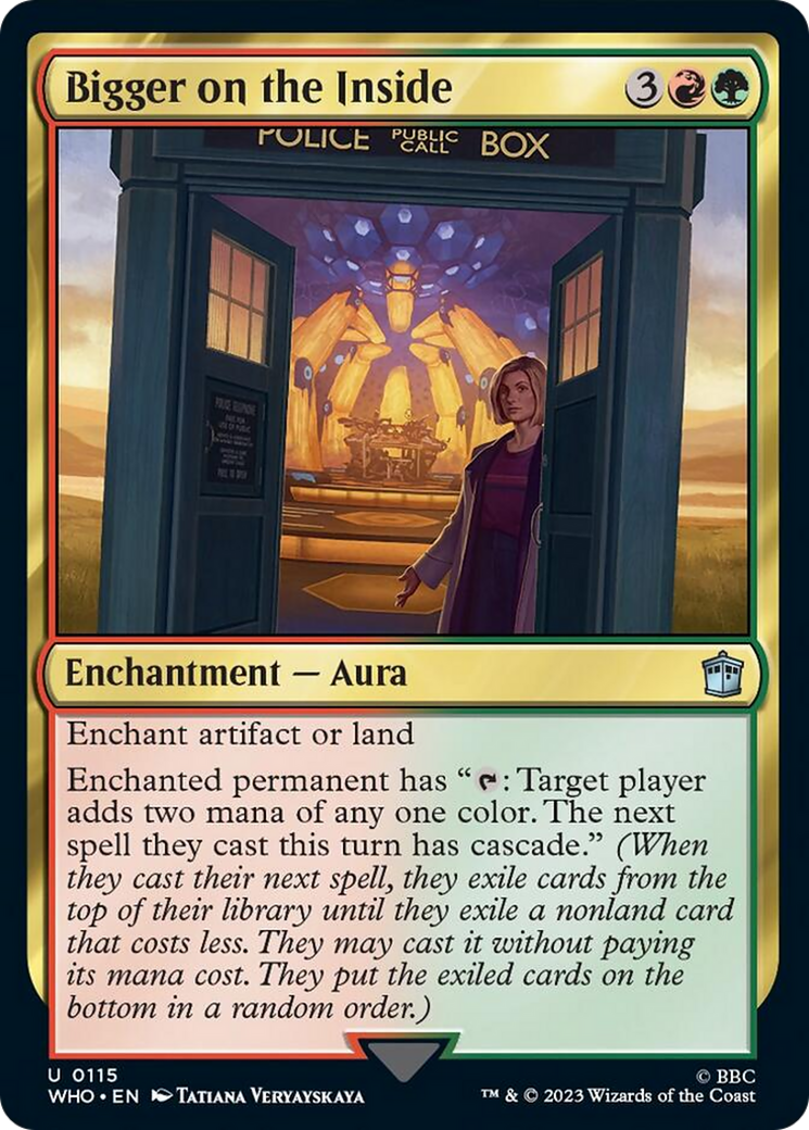 Bigger on the Inside [Doctor Who] Foil
