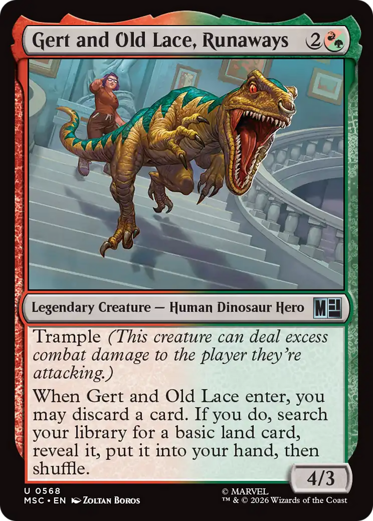 Gert and Old Lace, Runaways [Marvel Super Heroes] Foil