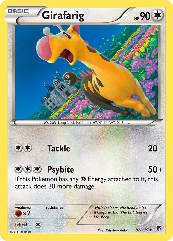 Girafarig (82/119) [XY: Phantom Forces] Reverse Holofoil