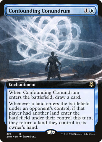 Confounding Conundrum (Extended Art) [Zendikar Rising] Foil
