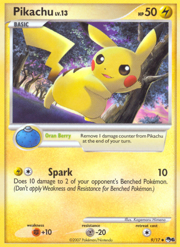Pikachu (9/17) [POP Series 6] Holofoil