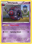 Whirlipede (73/149) [Black & White: Boundaries Crossed] Reverse Holofoil