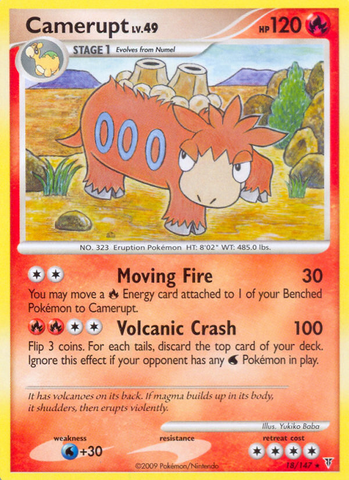 Camerupt (18/147) [Platinum: Supreme Victors] Reverse Holofoil
