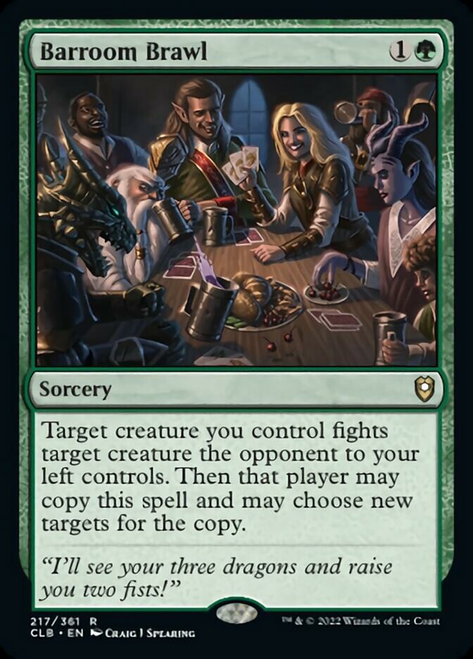 Barroom Brawl [Commander Legends: Battle for Baldur's Gate] Foil