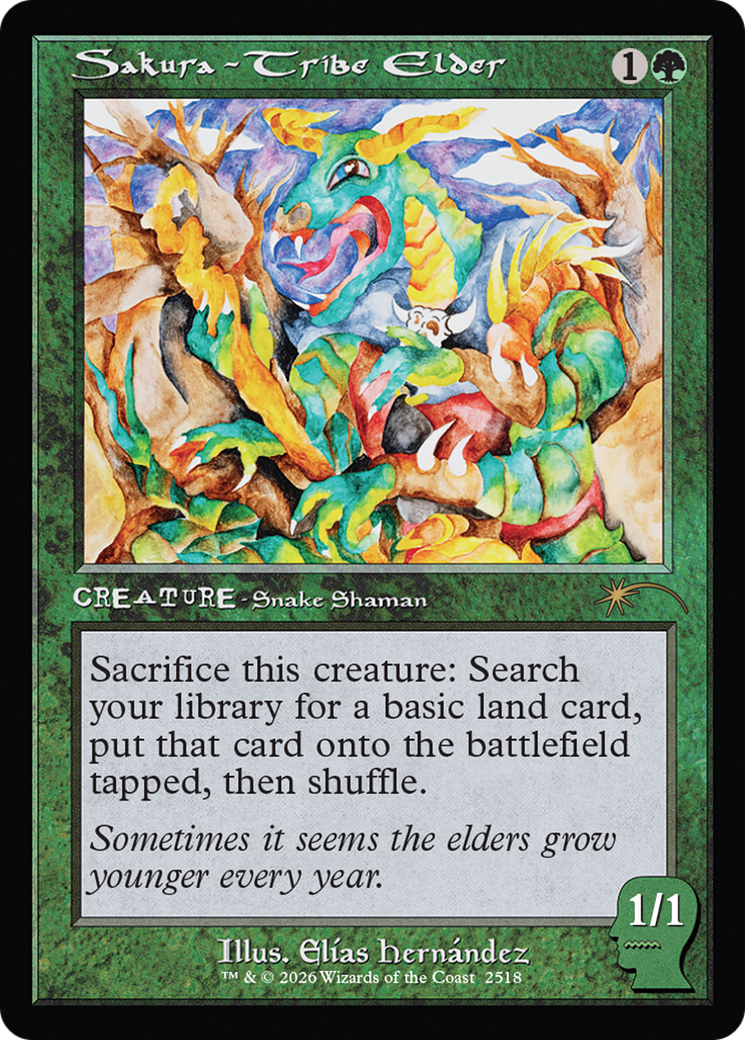 Sakura-Tribe Elder (2518) [Secret Lair Drop Series] Foil