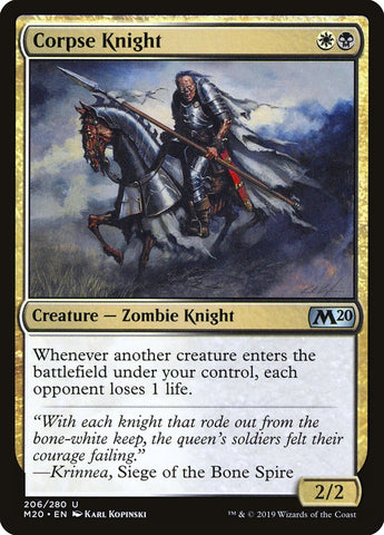 Corpse Knight (2/2) [Core Set 2020] Foil