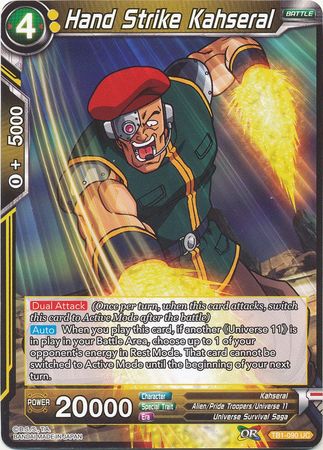 Hand Strike Kahseral (TB1-090) [The Tournament of Power] Parallel Foil