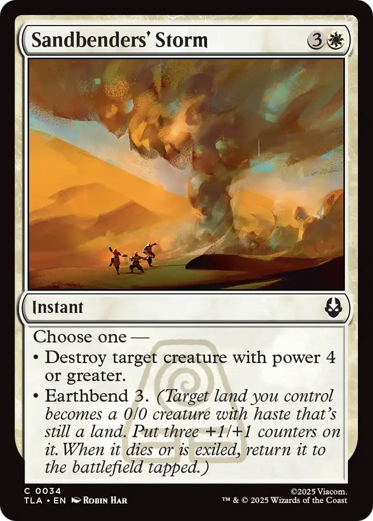 Sandbenders' Storm [Avatar: The Last Airbender] Foil