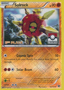 Solrock (64/146) (3rd Place League Challenge Promo) [XY: Base Set] Reverse Holofoil