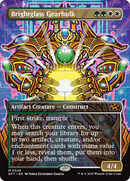 Brightglass Gearhulk (Borderless) [Aetherdrift] Foil