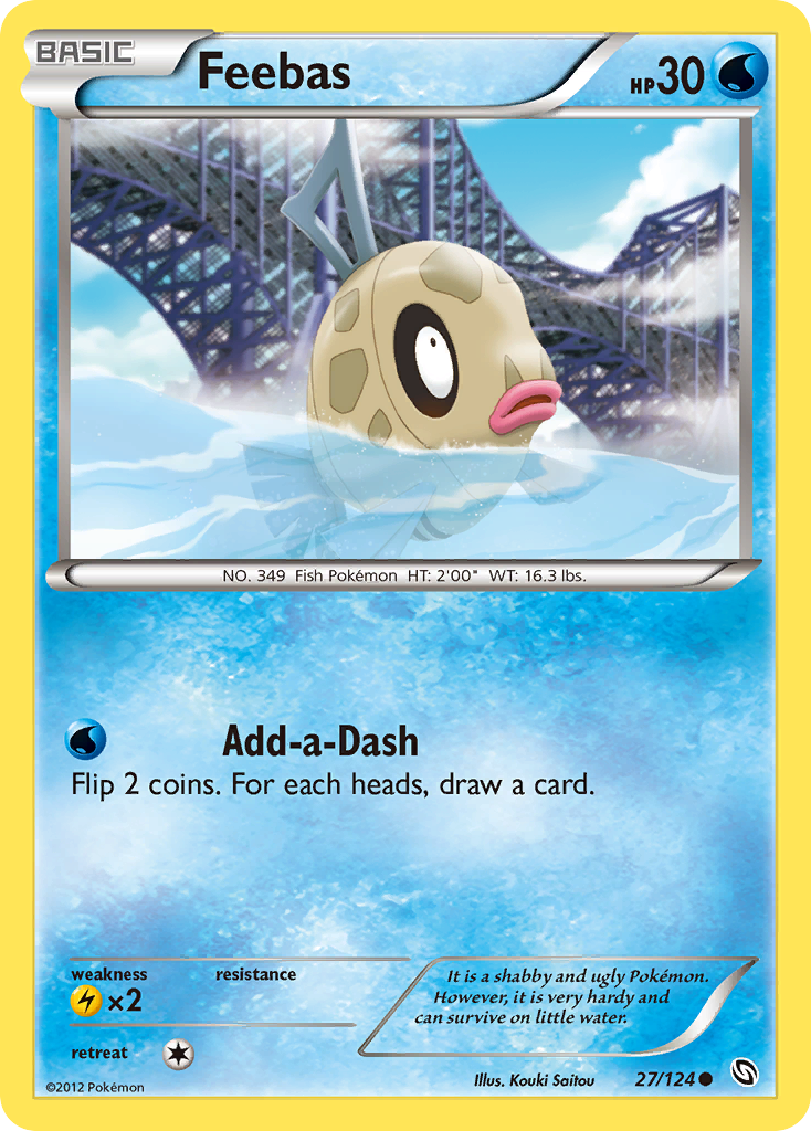 Feebas (27/124) [Black & White: Dragons Exalted] Reverse Holofoil