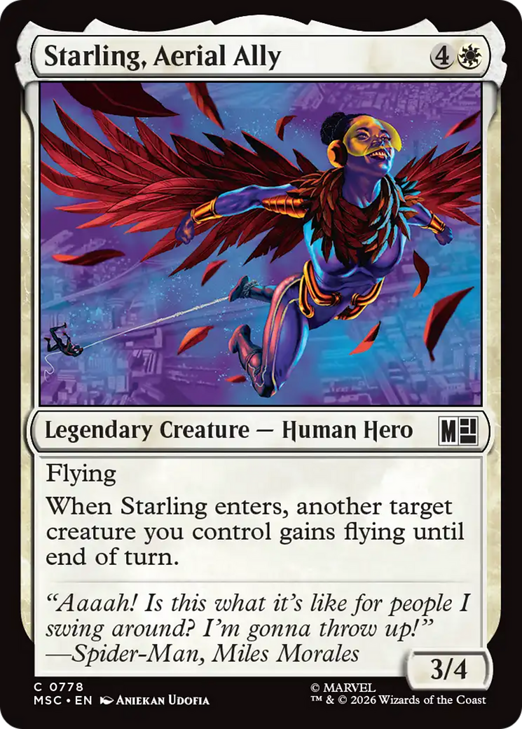Starling, Aerial Ally [Marvel Super Heroes Commander] Foil