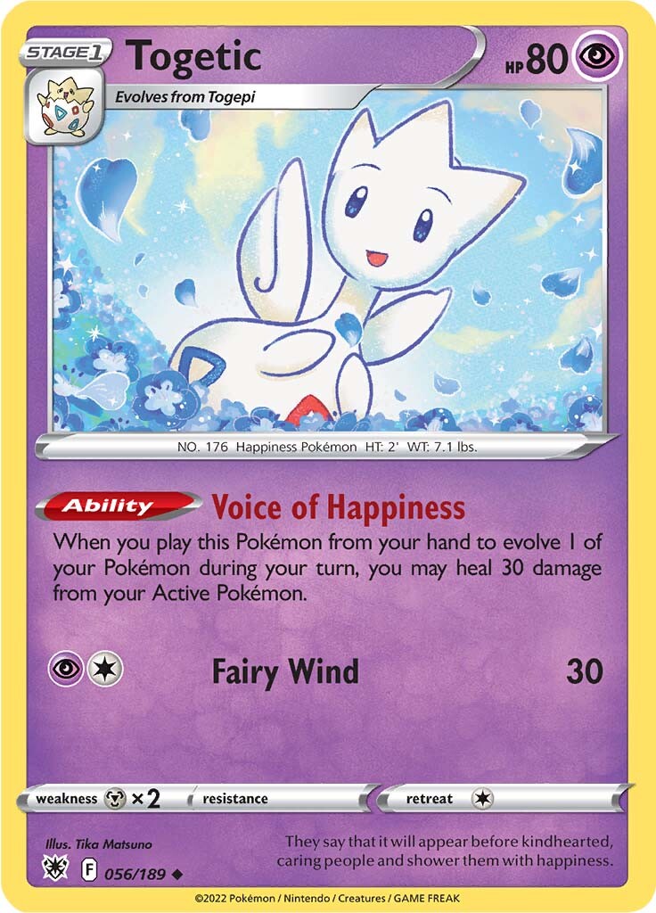 Togetic (056/189) [Sword & Shield: Astral Radiance] Reverse Holofoil