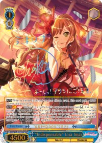 "Indispensable" Lisa Imai (BD/W54-E073SSP SSP) [BanG Dream! Girls Band Party!]