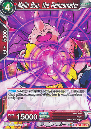 Majin Buu, the Reincarnator (DB1-005) [Dragon Brawl] Parallel Foil