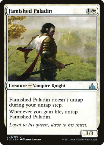 Famished Paladin [Rivals of Ixalan] Foil