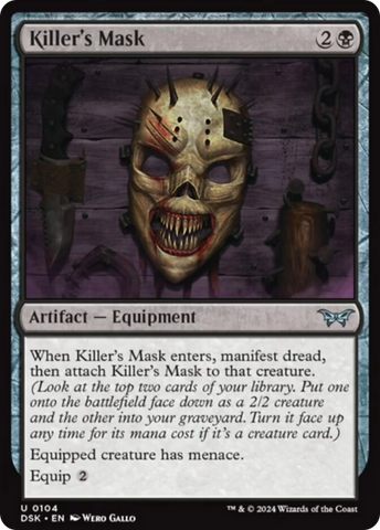 Killer's Mask [Duskmourn: House of Horror] Foil