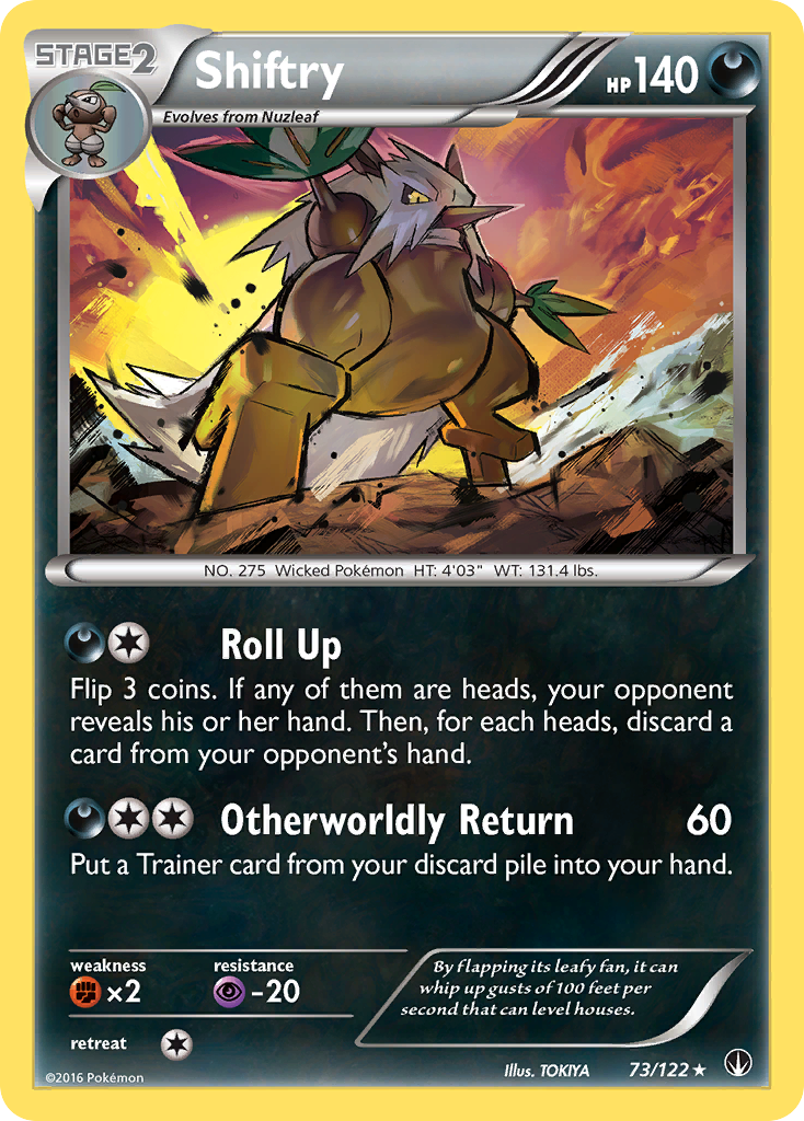 Shiftry (73/122) [XY: BREAKpoint] Reverse Holofoil