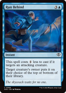 Run Behind [Secrets of Strixhaven] Foil