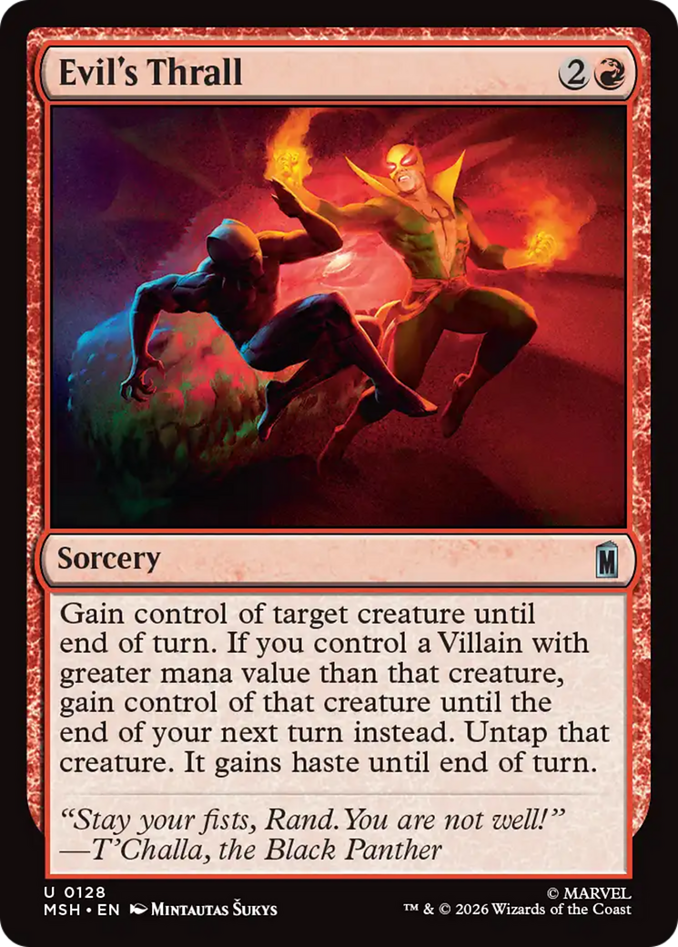 Evil's Thrall [Marvel Super Heroes] Foil