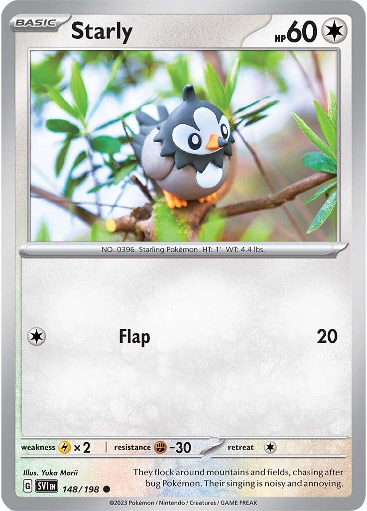Starly (148/198) [Scarlet & Violet: Base Set] Reverse Holofoil