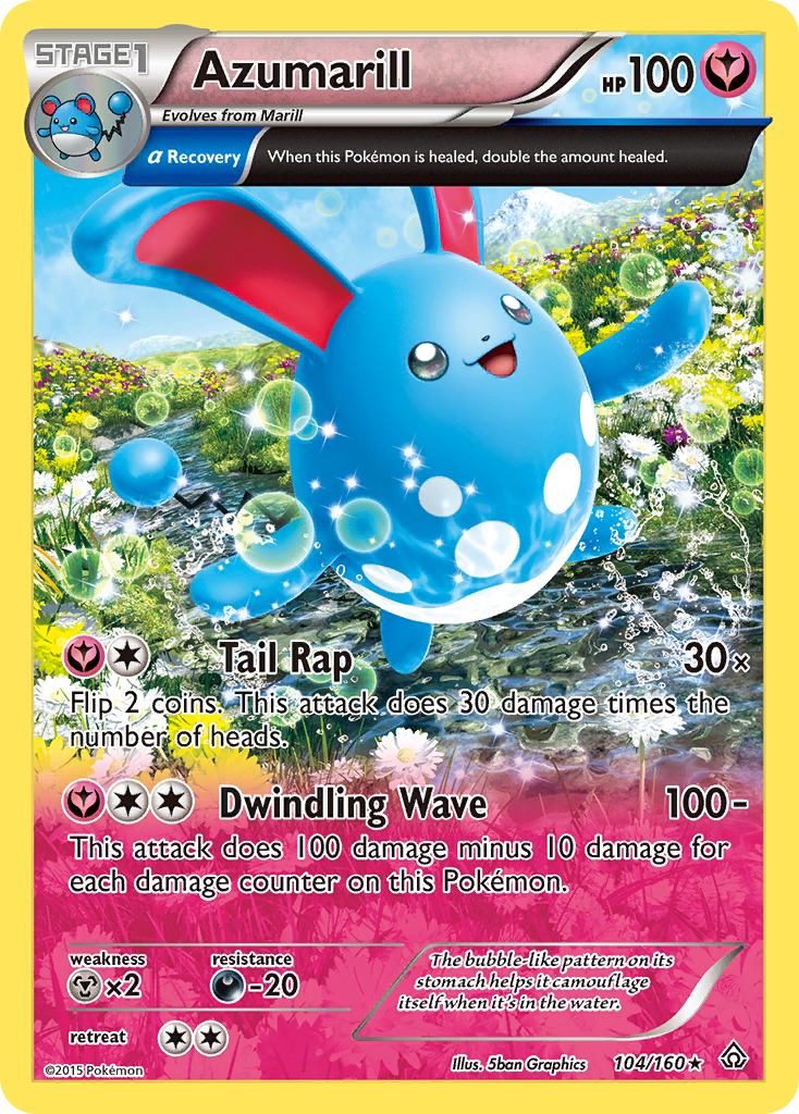 Azumarill (104/160) [XY: Primal Clash] Reverse Holofoil