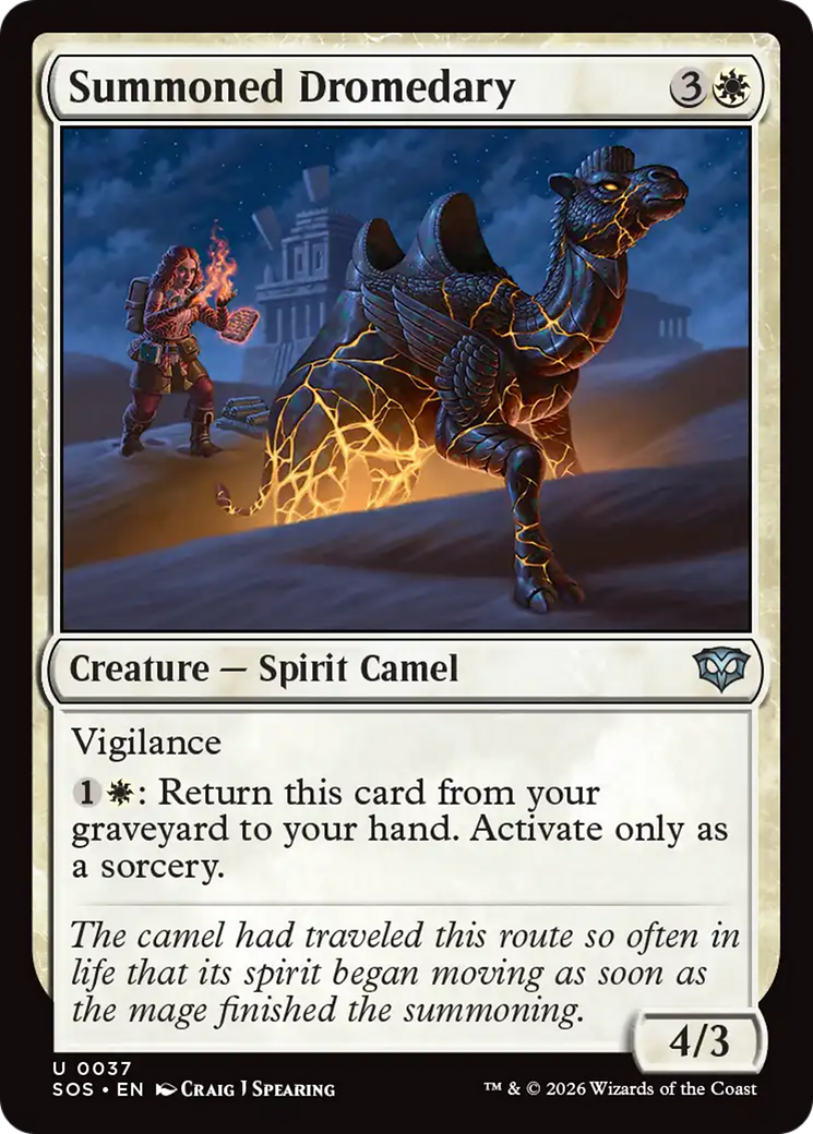 Summoned Dromedary [Secrets of Strixhaven] Foil