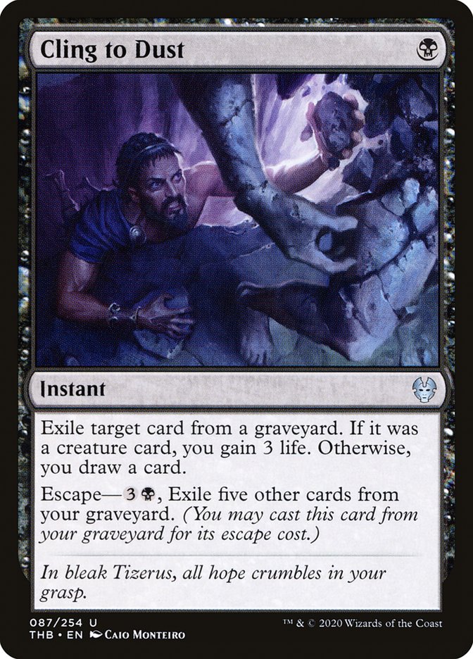 Cling to Dust [Theros Beyond Death] Foil