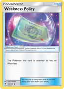 Weakness Policy (126/147) [Sun & Moon: Burning Shadows] Reverse Holofoil