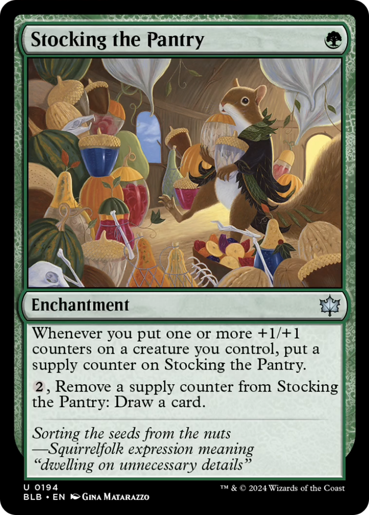 Stocking the Pantry [Bloomburrow] Foil