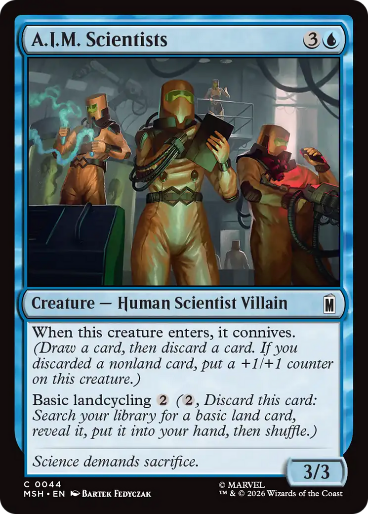A.I.M. Scientists [Marvel Super Heroes] Foil