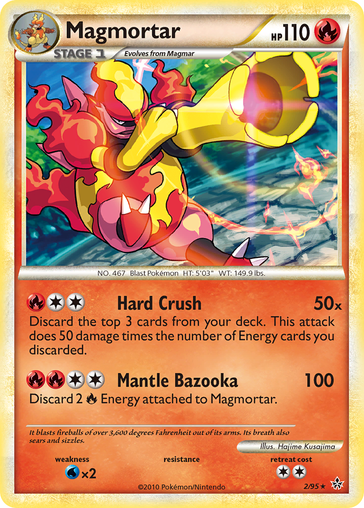 Magmortar (2/95) [HeartGold & SoulSilver: Unleashed] Reverse Holofoil