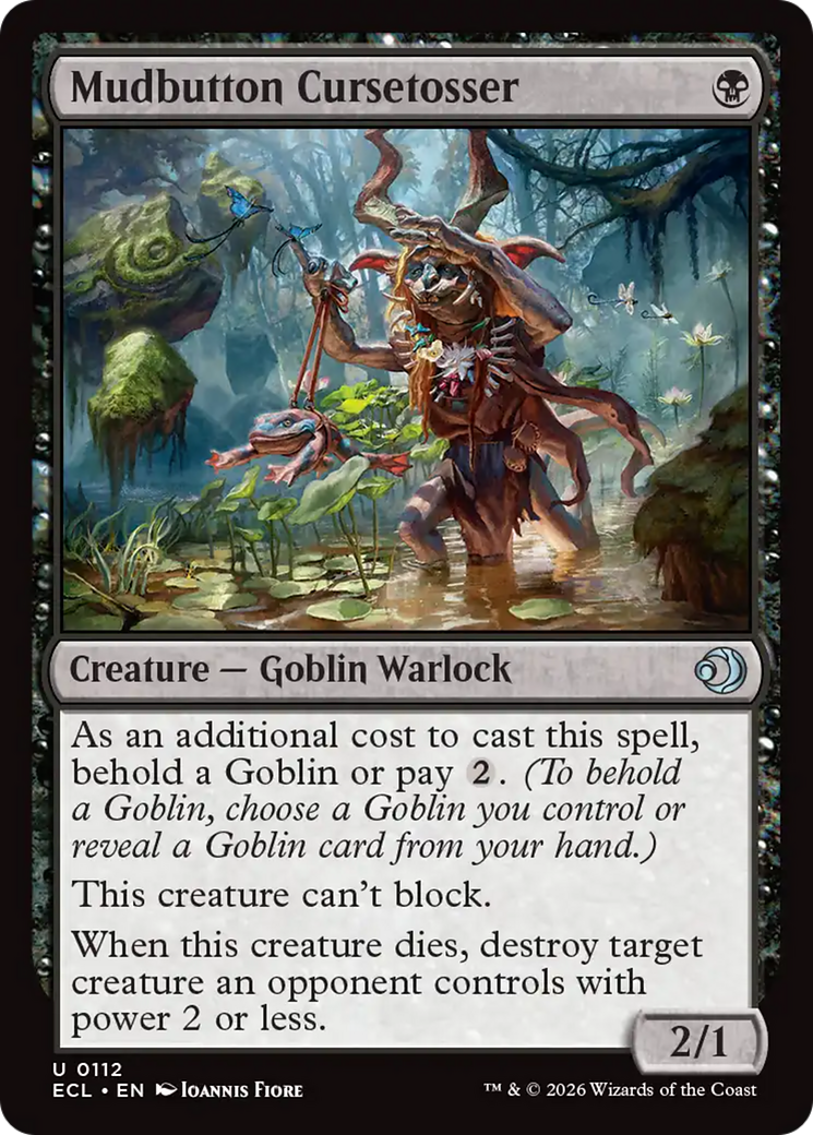 Mudbutton Cursetosser [Lorwyn Eclipsed] Foil