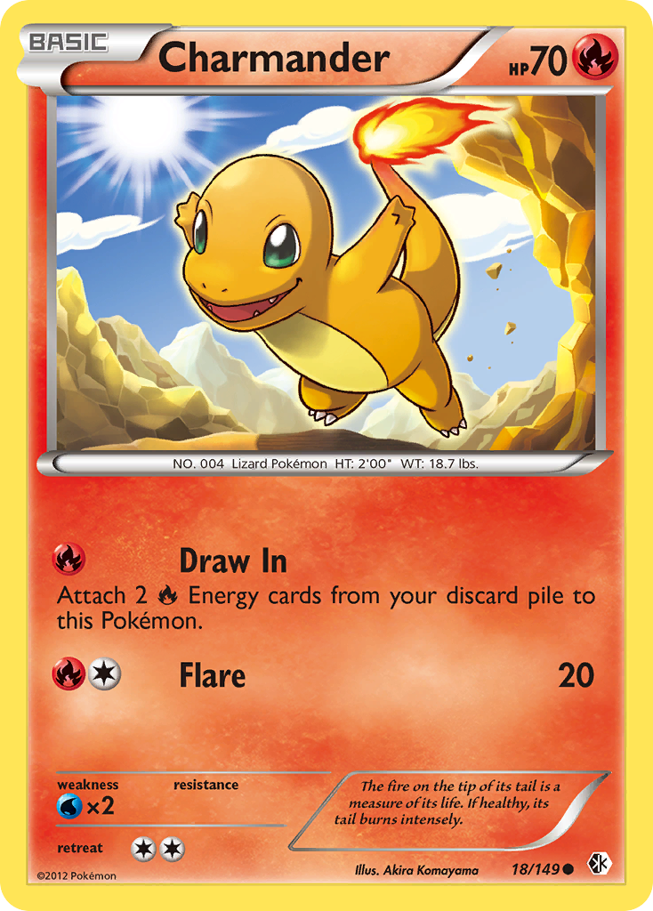 Charmander (18/149) [Black & White: Boundaries Crossed] Reverse Holofoil