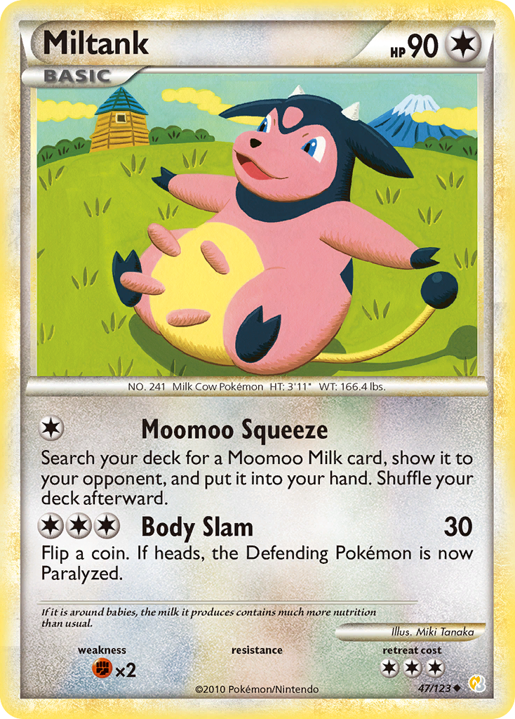 Miltank (47/123) [HeartGold & SoulSilver: Base Set] Reverse Holofoil