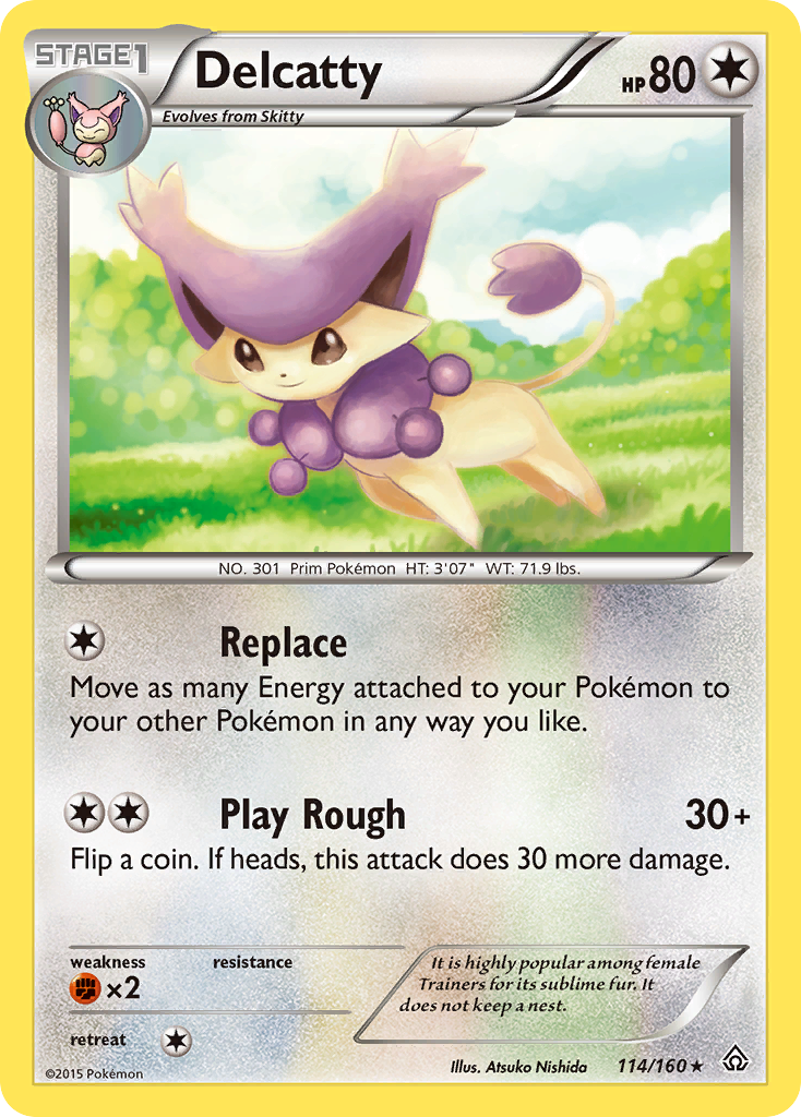 Delcatty (114/160) [XY: Primal Clash] Reverse Holofoil