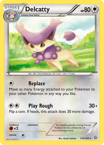 Delcatty (114/160) [XY: Primal Clash] Reverse Holofoil
