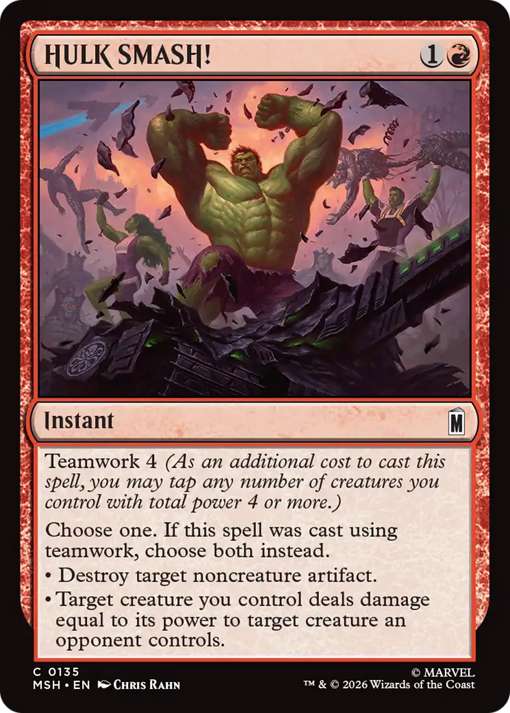 HULK SMASH! [Marvel Super Heroes] Foil