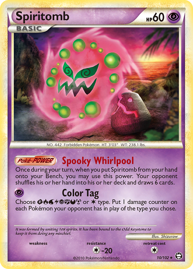 Spiritomb (10/102) [HeartGold & SoulSilver: Triumphant] Reverse Holofoil