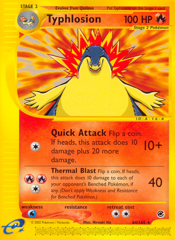 Typhlosion (64/165) [Expedition: Base Set] Reverse Holofoil