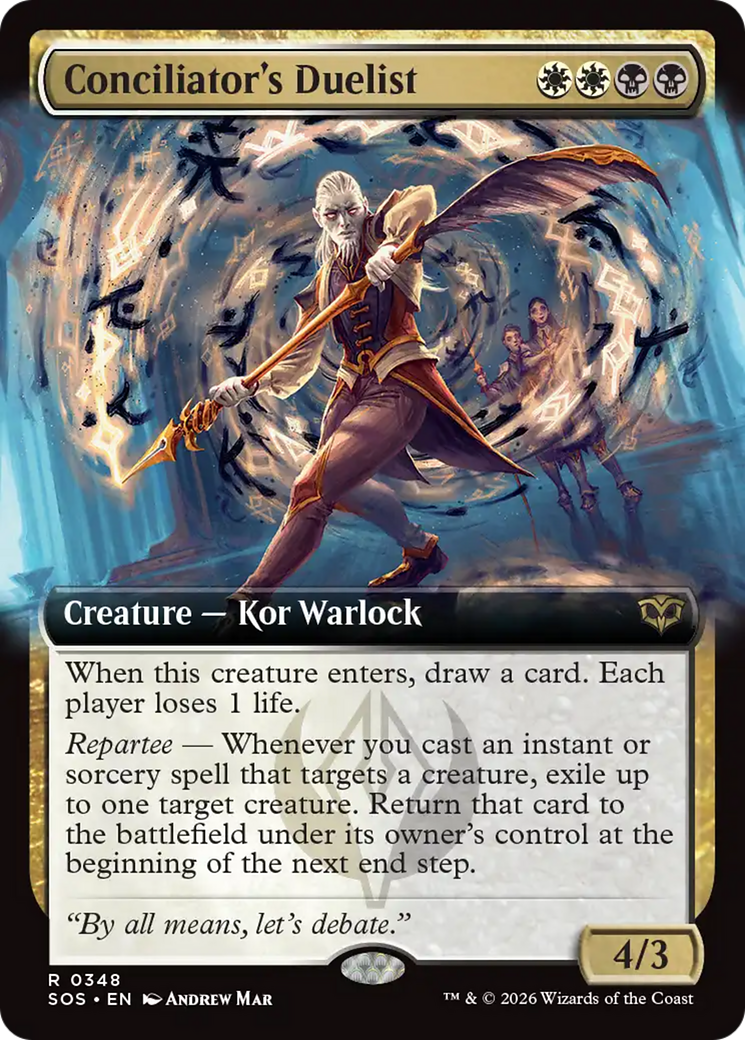 Conciliator's Duelist (Extended Art) [Secrets of Strixhaven] Foil