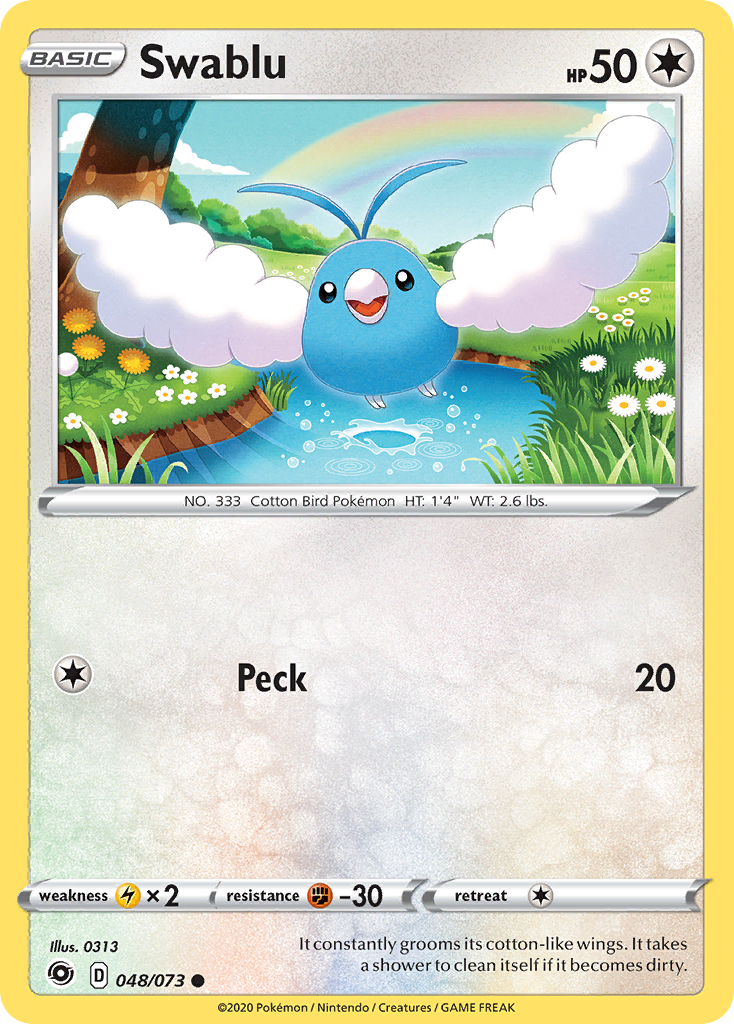 Swablu (048/073) [Sword & Shield: Champion's Path] Reverse Holofoil