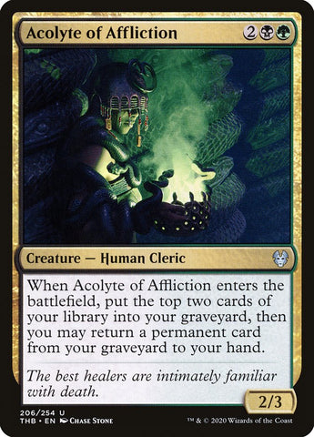 Acolyte of Affliction [Theros Beyond Death] Foil