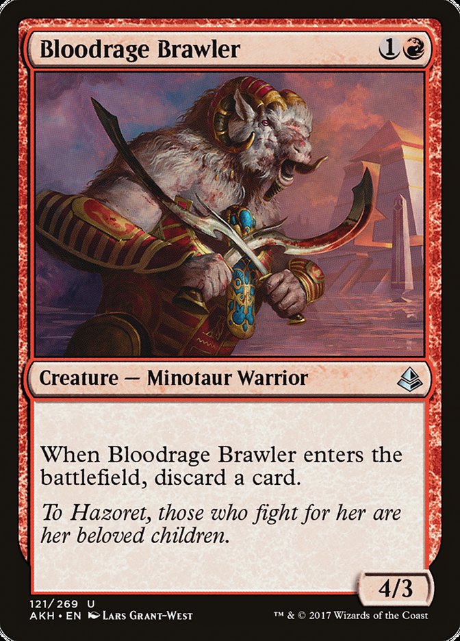 Bloodrage Brawler [Amonkhet] Foil